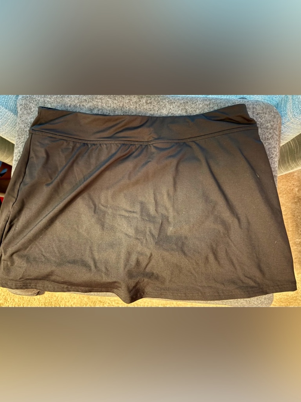 Lands' End Black Women's Active Skort